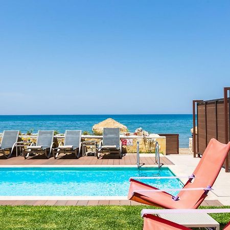 Espera Luxury Beach Front Residence With Pool & Bbq, By Thinkvilla Rethimno Eksteriør billede