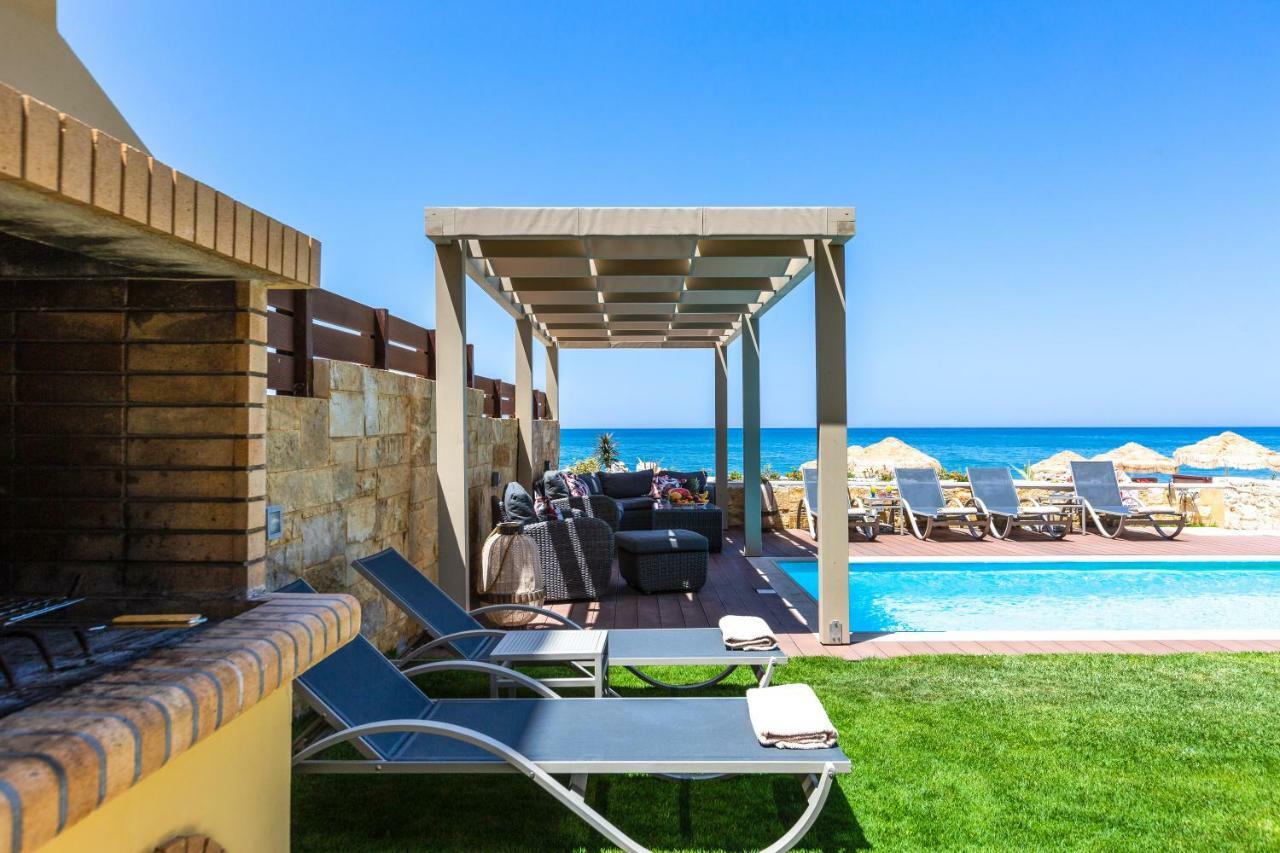 Espera Luxury Beach Front Residence With Pool & Bbq, By Thinkvilla Rethimno Eksteriør billede