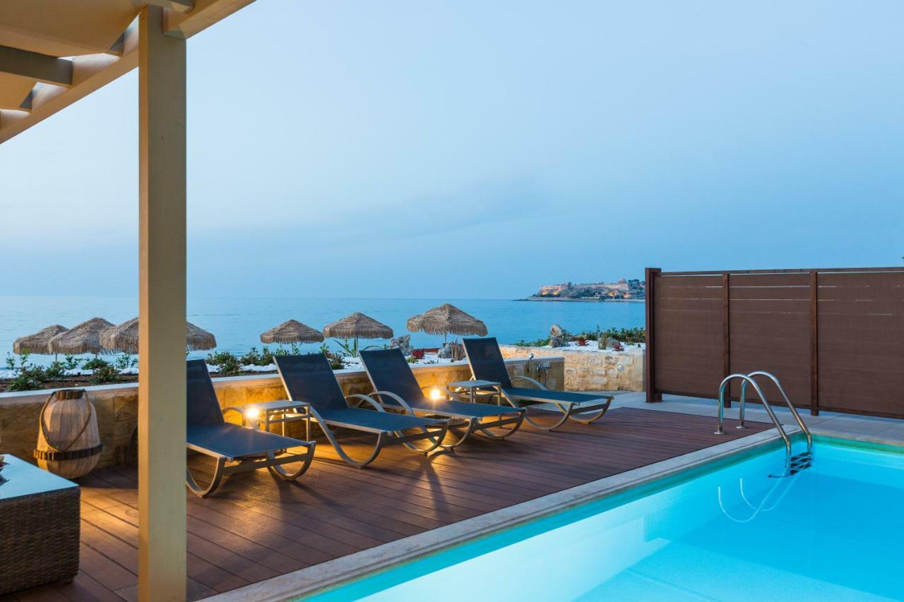 Espera Luxury Beach Front Residence With Pool & Bbq, By Thinkvilla Rethimno Eksteriør billede