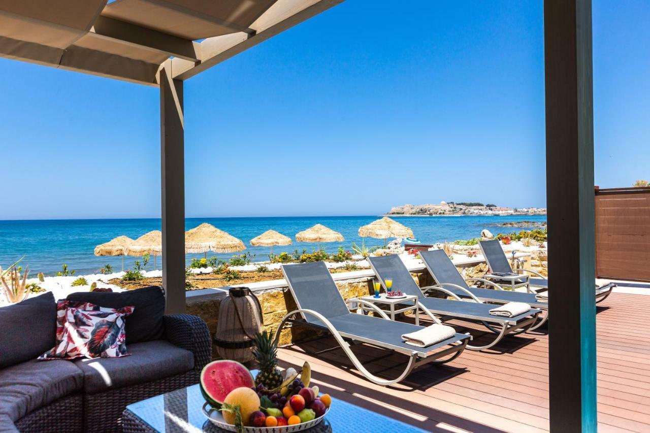Espera Luxury Beach Front Residence With Pool & Bbq, By Thinkvilla Rethimno Eksteriør billede