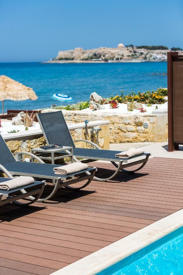 Espera Luxury Beach Front Residence With Pool & Bbq, By Thinkvilla Rethimno Eksteriør billede