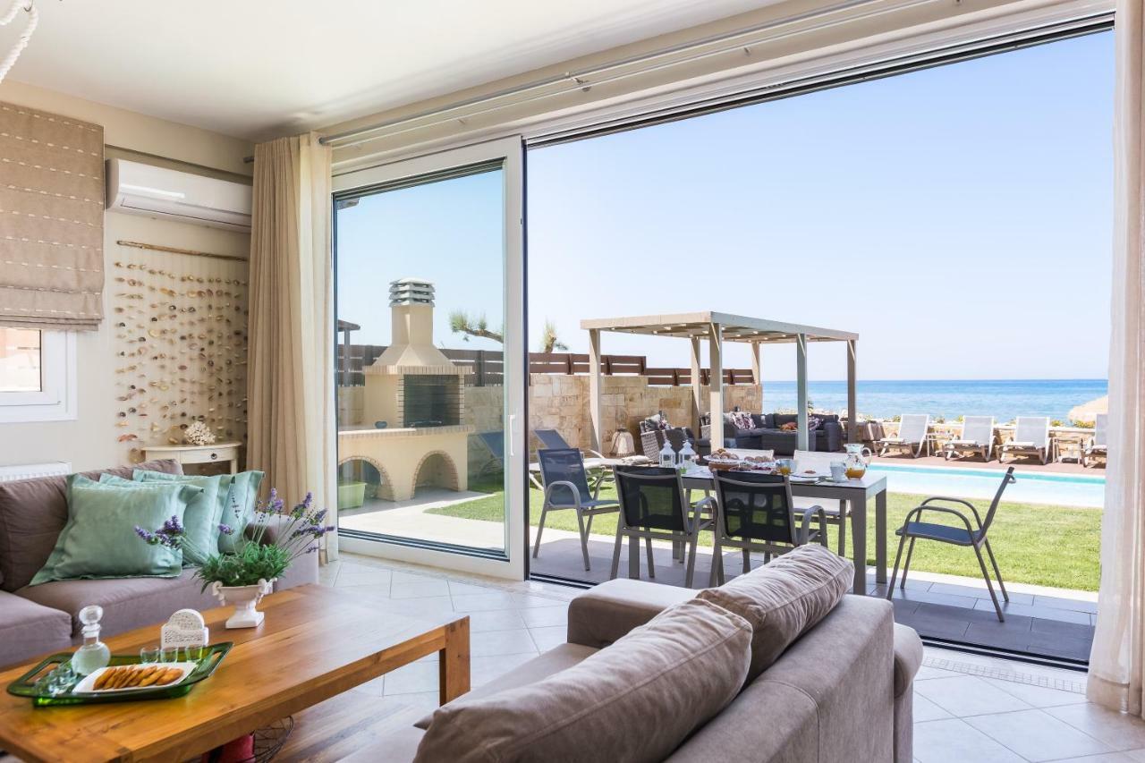 Espera Luxury Beach Front Residence With Pool & Bbq, By Thinkvilla Rethimno Eksteriør billede